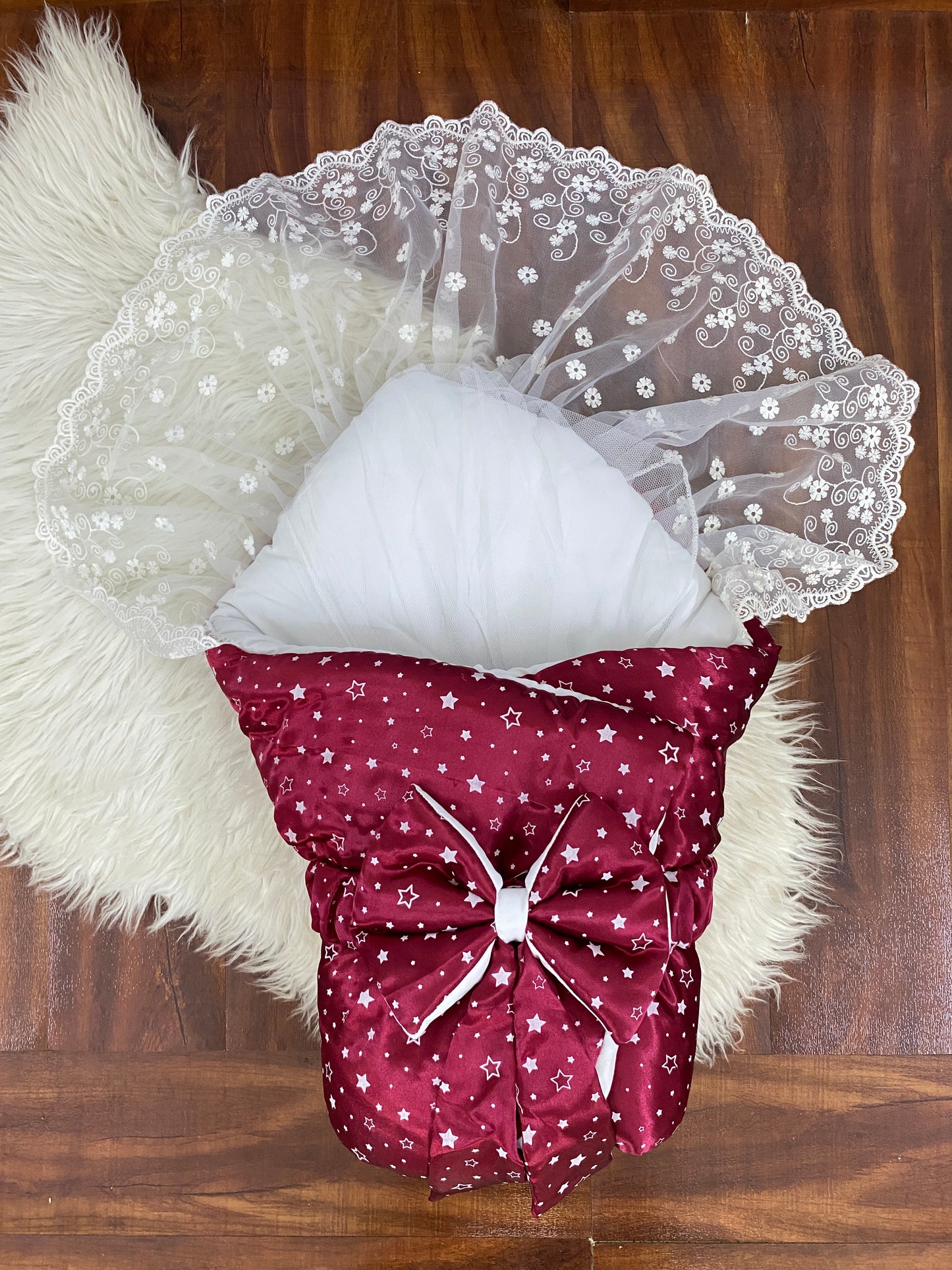 Baby Bouquet Style Carrynest - Silk - Maroon