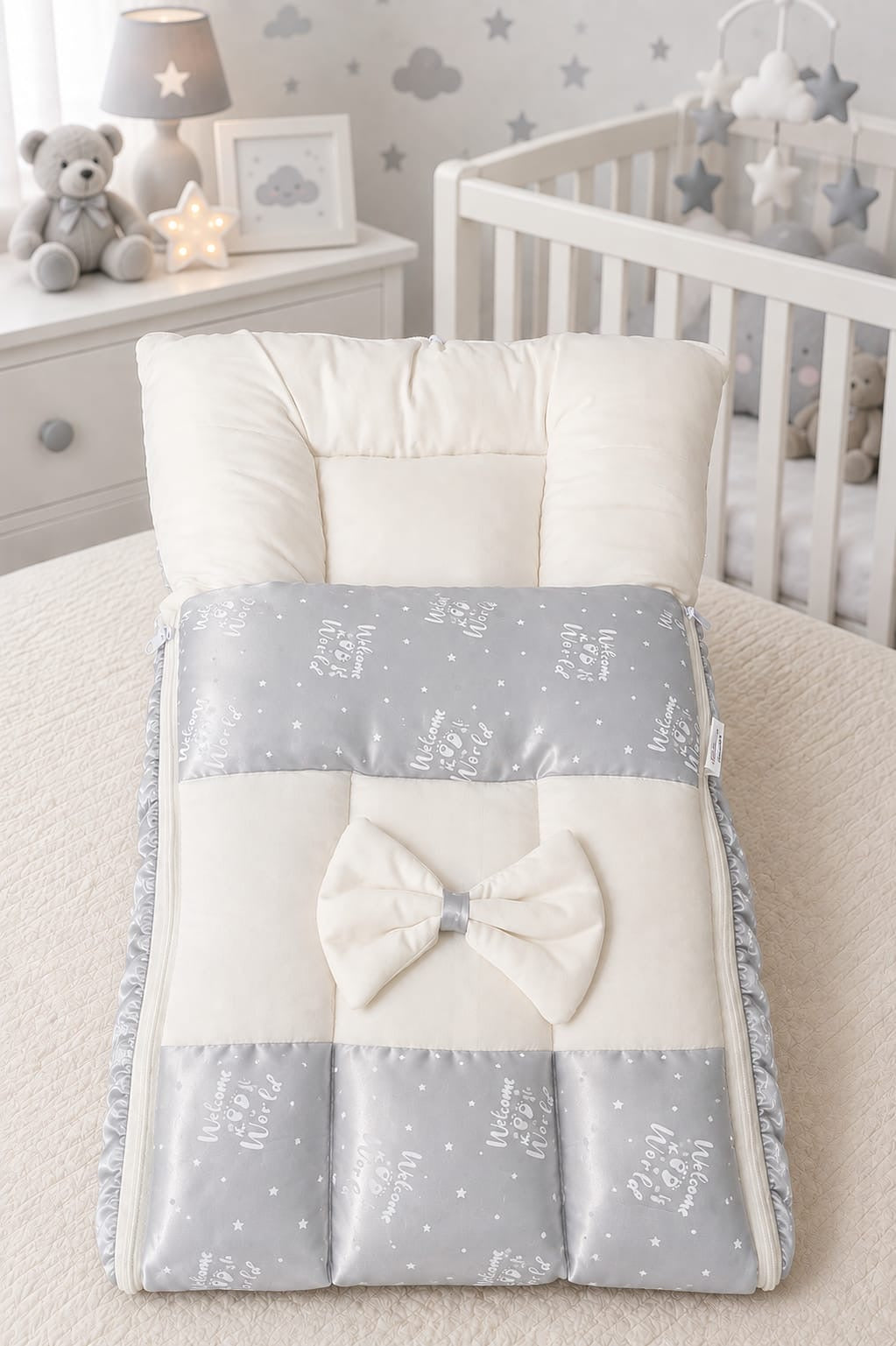 Baby CarryNest | Welcome to the world | Silver
