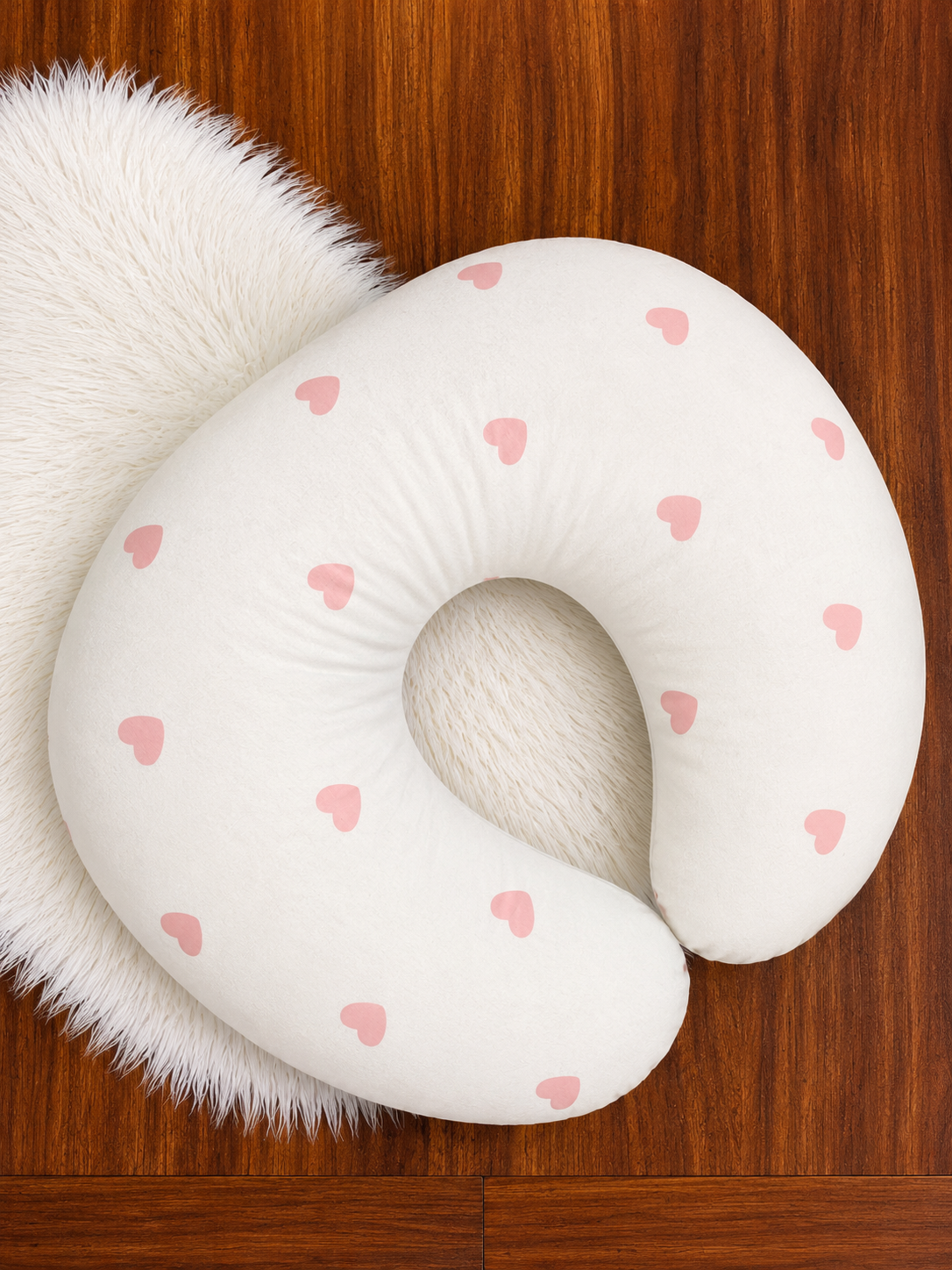 Nursing Pillow - Pink Heart