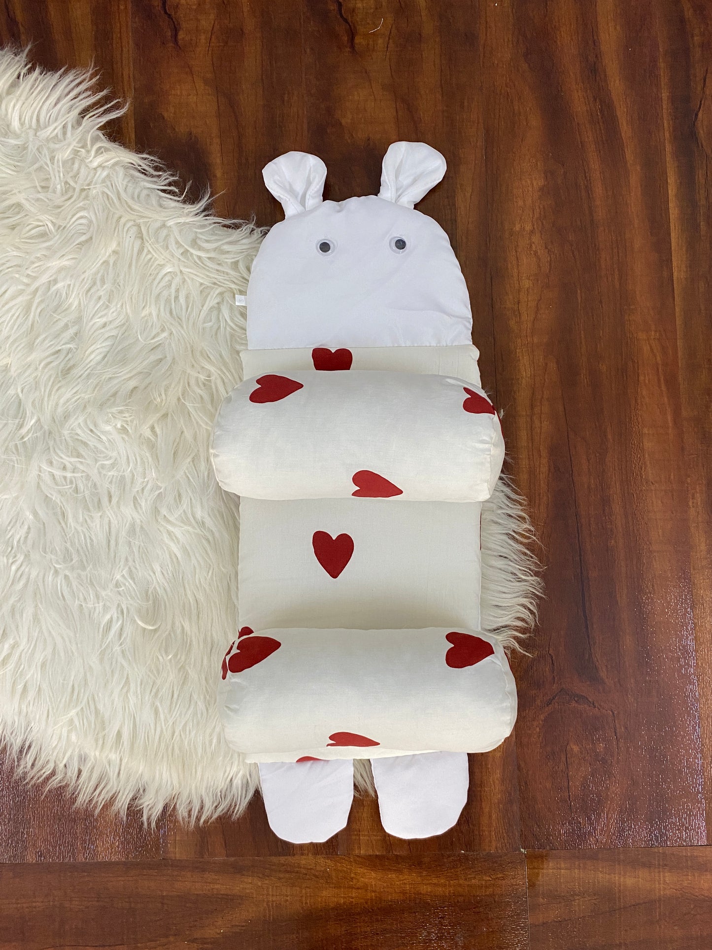 Head Support Pillow- Red Heart