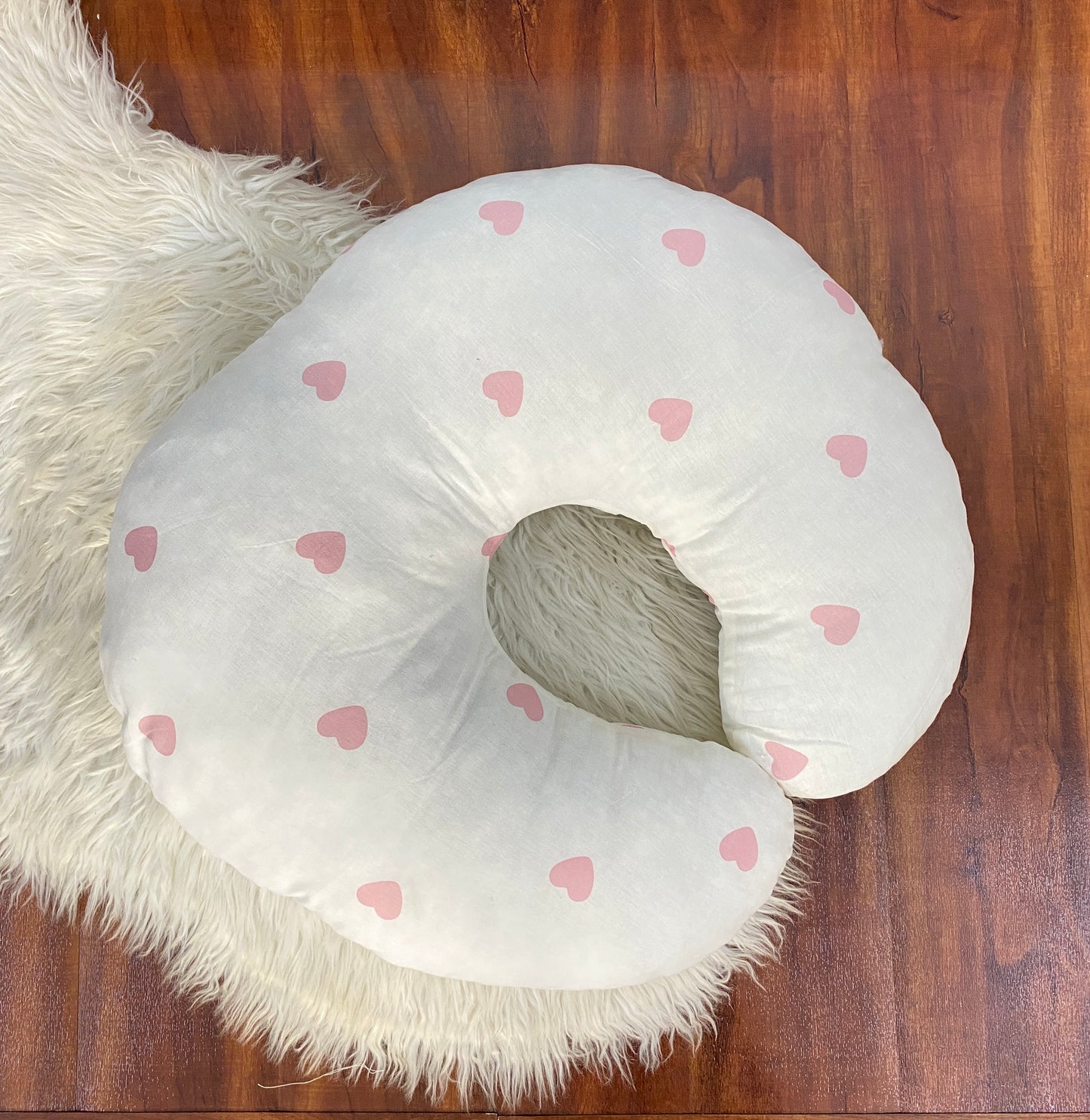 Nursing Pillow - Pink Heart