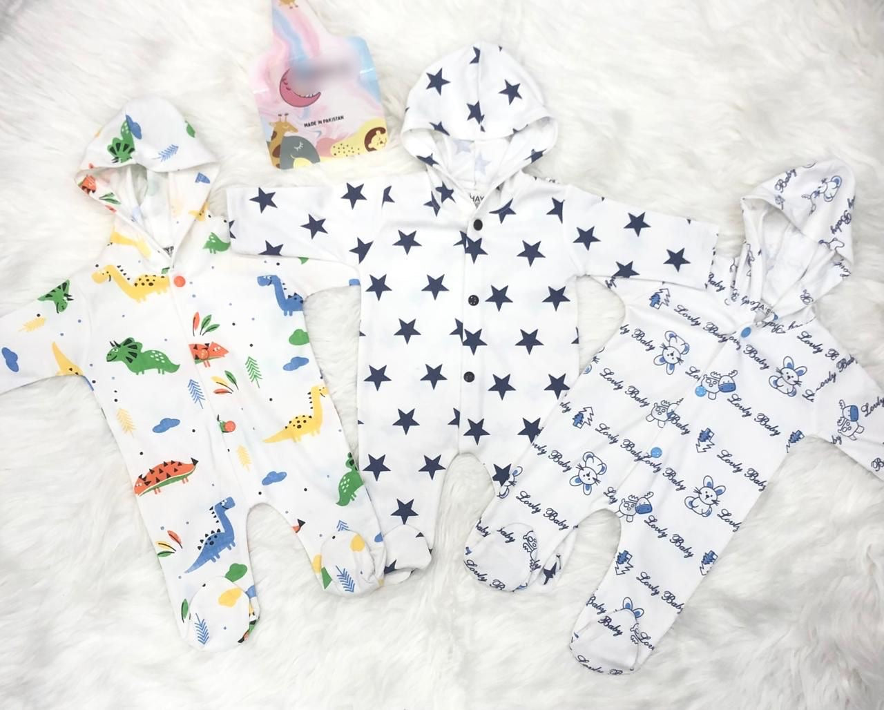 Baby Hooded Romper’s
