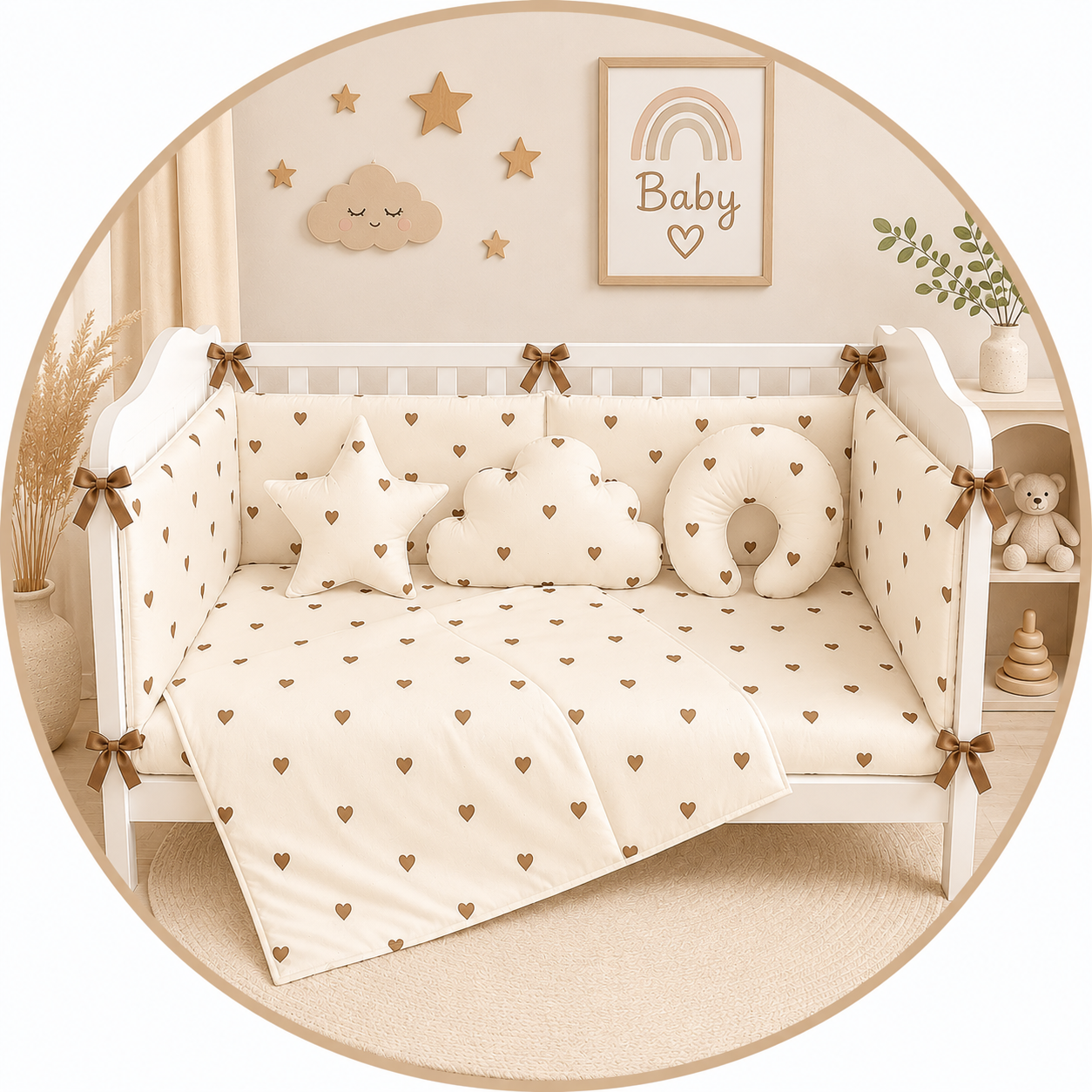 Baby Cot Set Bedding