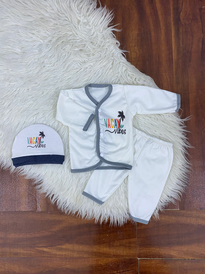 Baby Jhabla Set - Pack of 3