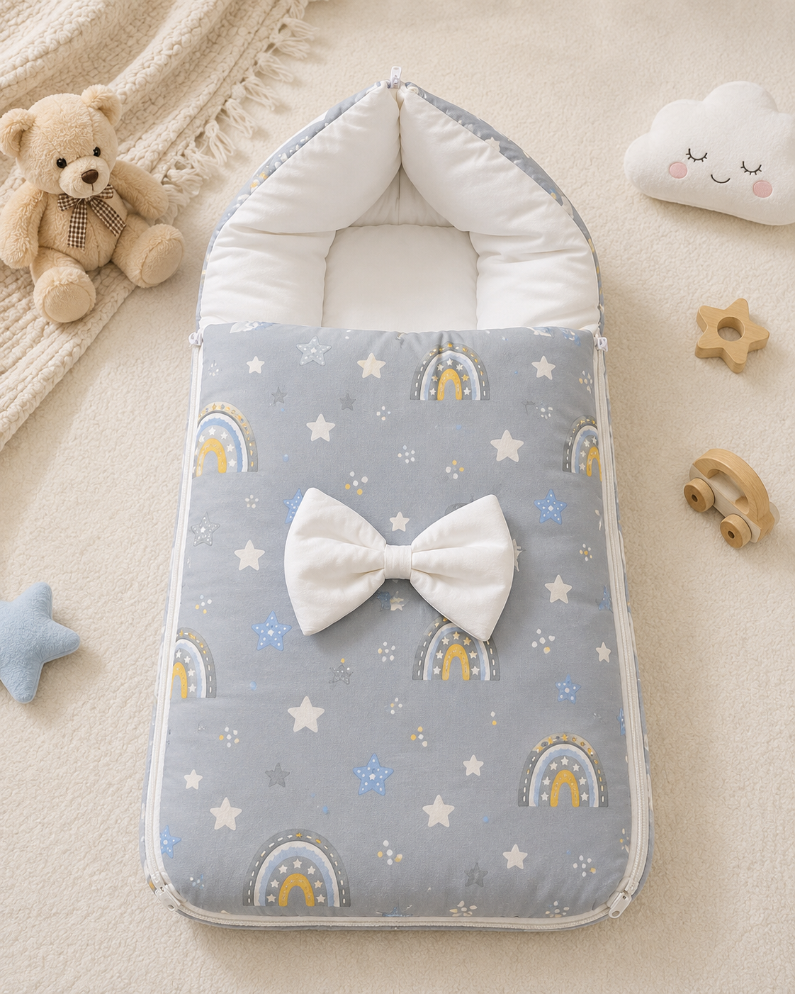 Cotton CarryNest | Grey