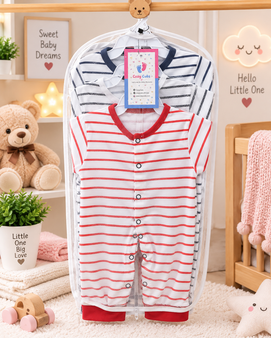 Pack of 3 Premium Baby Rompers.