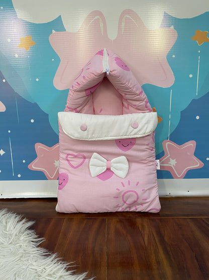 8 Pieces Bedding Set - Pink