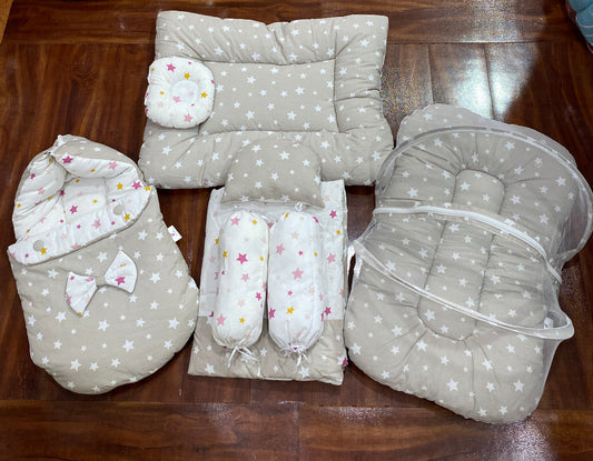 8 Pieces Bedding Set - Stars