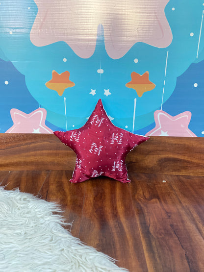 12 Pieces Silk Bed Set”Welcome to the world “ Red