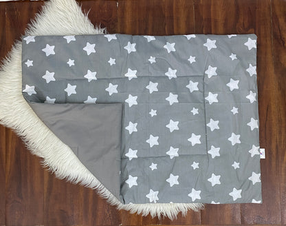 8 Pieces Bedding Set - Grey Stars