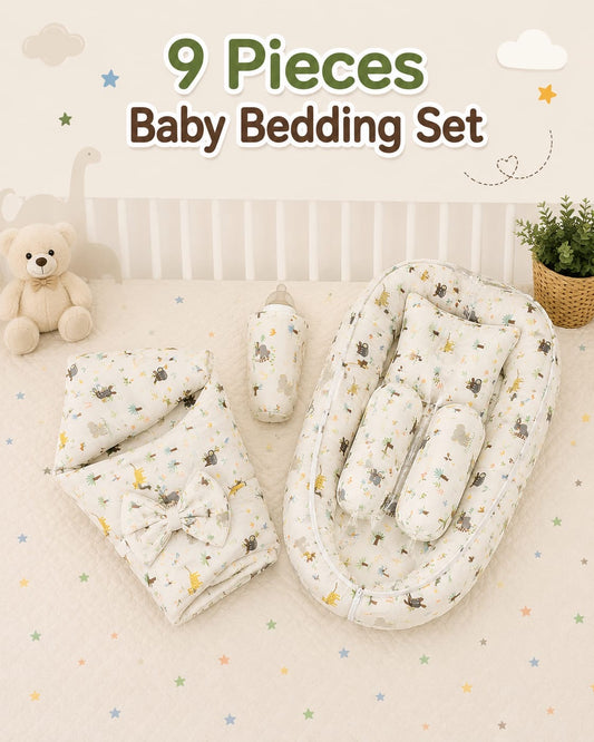 9 Pcs Bedding Set