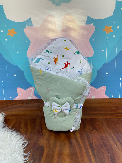 12 Pieces cotton Snuggle Bed - Dino