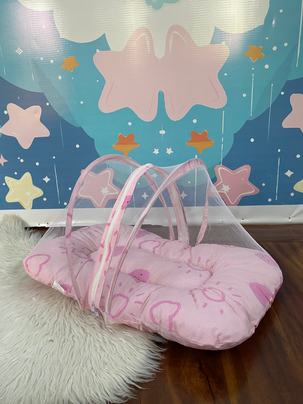 8 Pieces Bedding Set - Pink