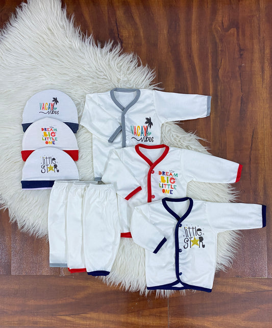 Baby Jhabla Set - Pack of 3