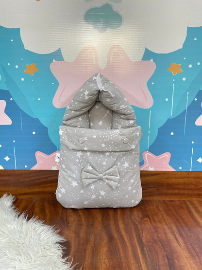 8 Pieces Bedding Set -Grey Stars