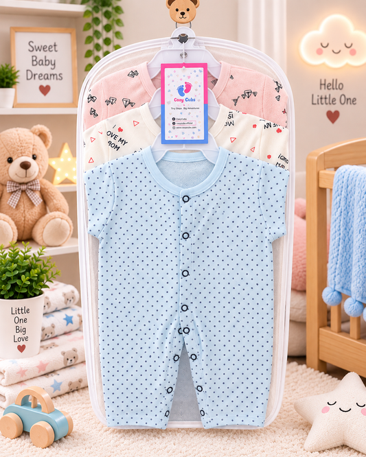 Pack of 3 Premium Baby Rompers