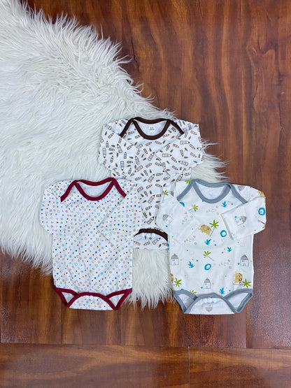 Pack Of 3 Baby Body Suit