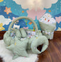 12 Pieces cotton Snuggle Bed - Dino
