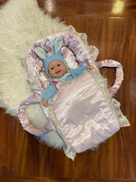 Silk Carrycrib - Pink