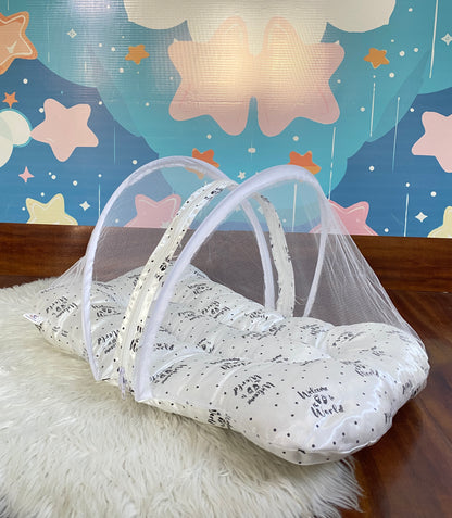 8 Pieces Bedding Set - Silk- Welcome To the World