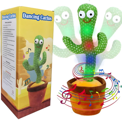 Dancing Cactus Talking Plush Toy Fun Musical Toy For Kids