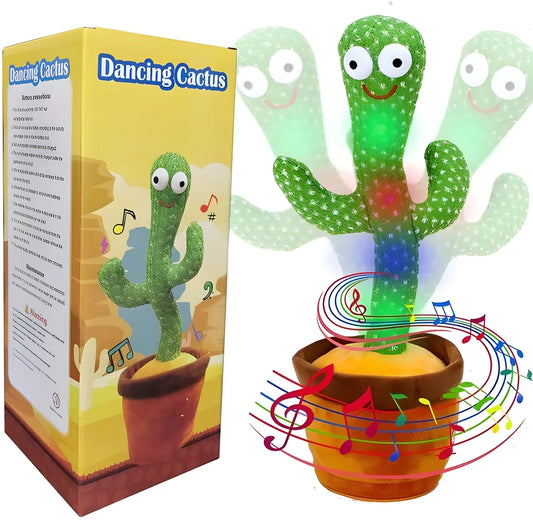 Dancing Cactus Talking Plush Toy Fun Musical Toy For Kids