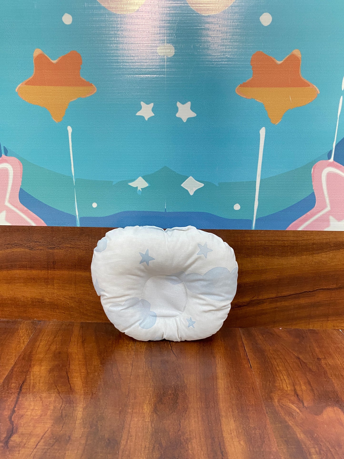 8 Pieces Bedding Set - Blue Clouds