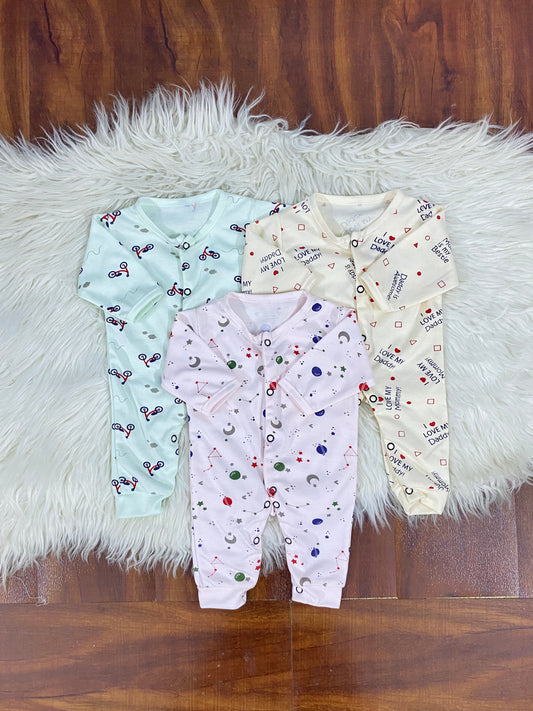 Pack of 3 Premium Baby Rompers