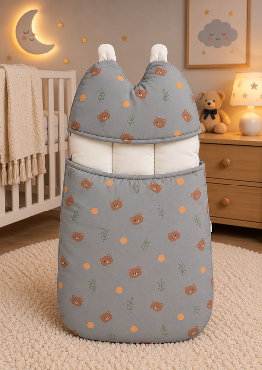 Baby CarryNest | Grey Teady