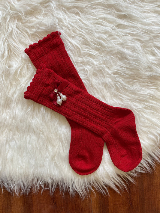 Baby Socks Red