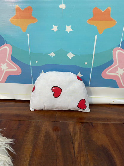 8 Pieces Bedding Set - Red Hearts
