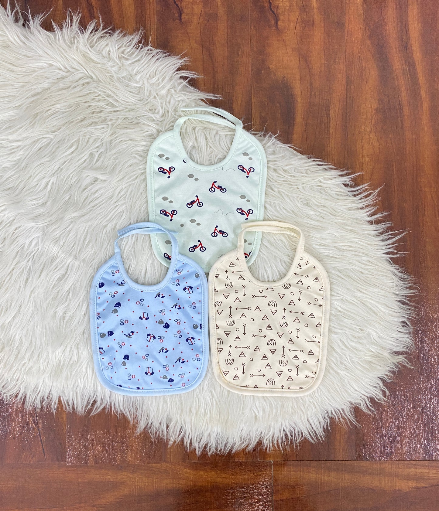 Baby Bibs - Pack of 3 - Large
