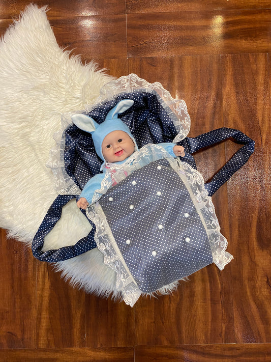 Silk Carrycrib - Blue