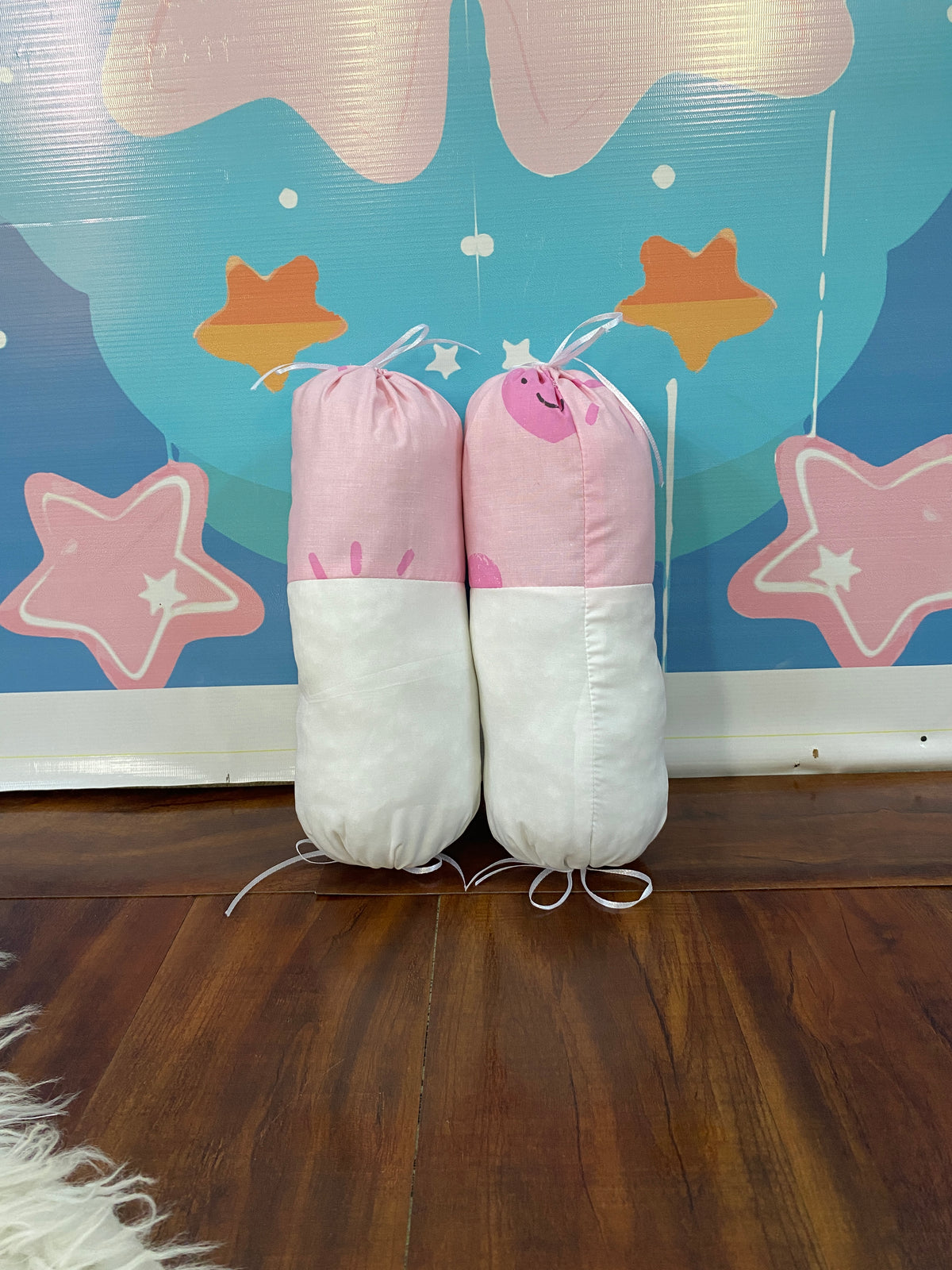 8 Pieces Bedding Set - Pink