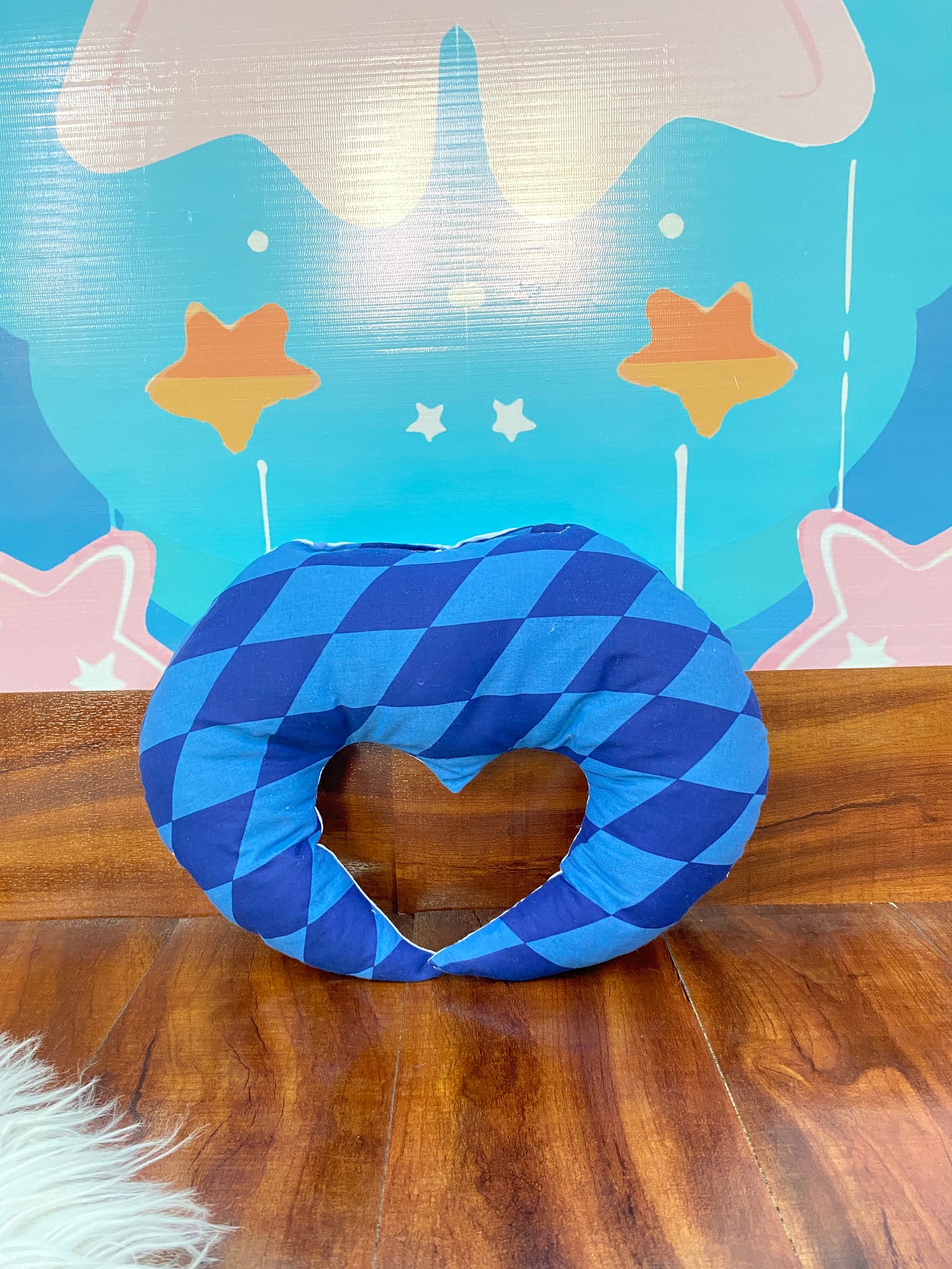 12 Pieces cotton Snuggle Bed - Blue