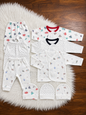 Newborn 3-Pieces Cotton Outfit Set