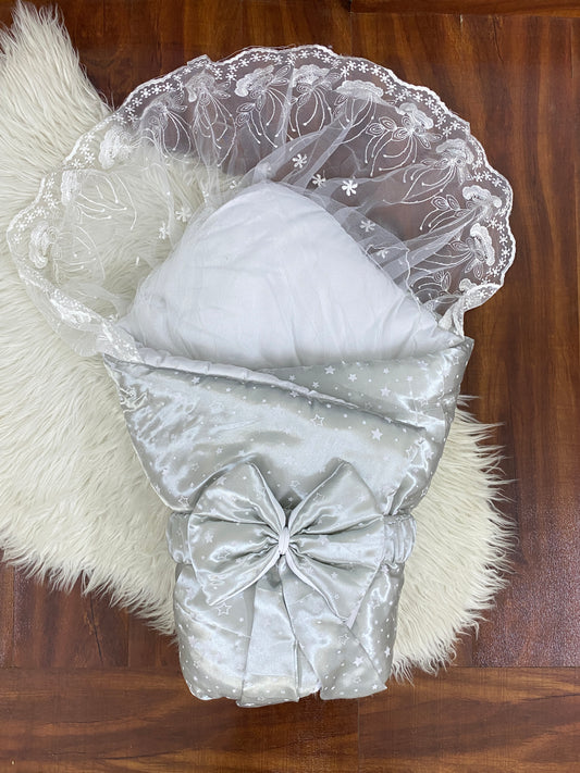 Baby Bouquet Style Carrynest - Silk - Silver