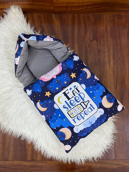 Baby Carrynest- Eat, Sleep ,Repeat Design