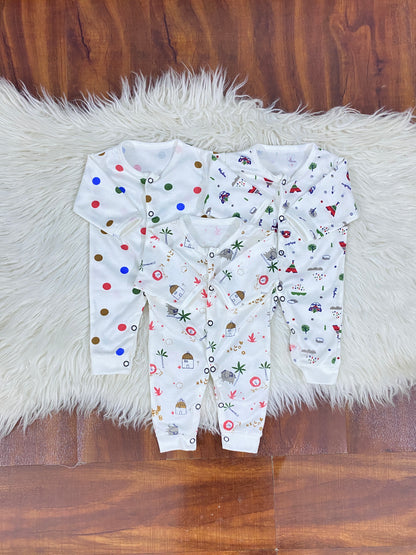 Pack of 3 Premium Baby Rompers