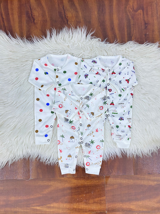 Pack of 3 Premium Baby Rompers
