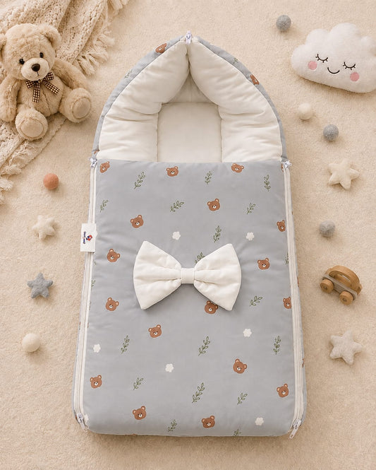 Cotton CarryNest | Grey Bear
