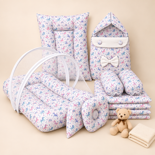 8 Pieces Bedding Set | Horses