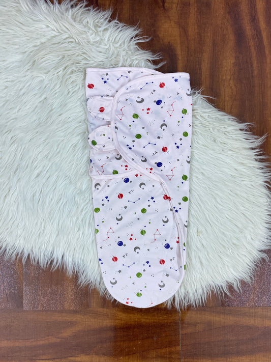 Baby Swaddle-  Pink space Theme