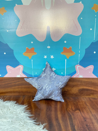 12 Pieces Silk Bed Set”Welcome to the world “ Grey