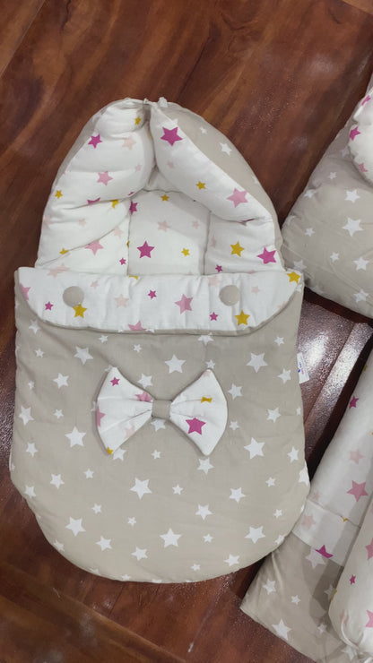 8 Pieces Bedding Set - Stars